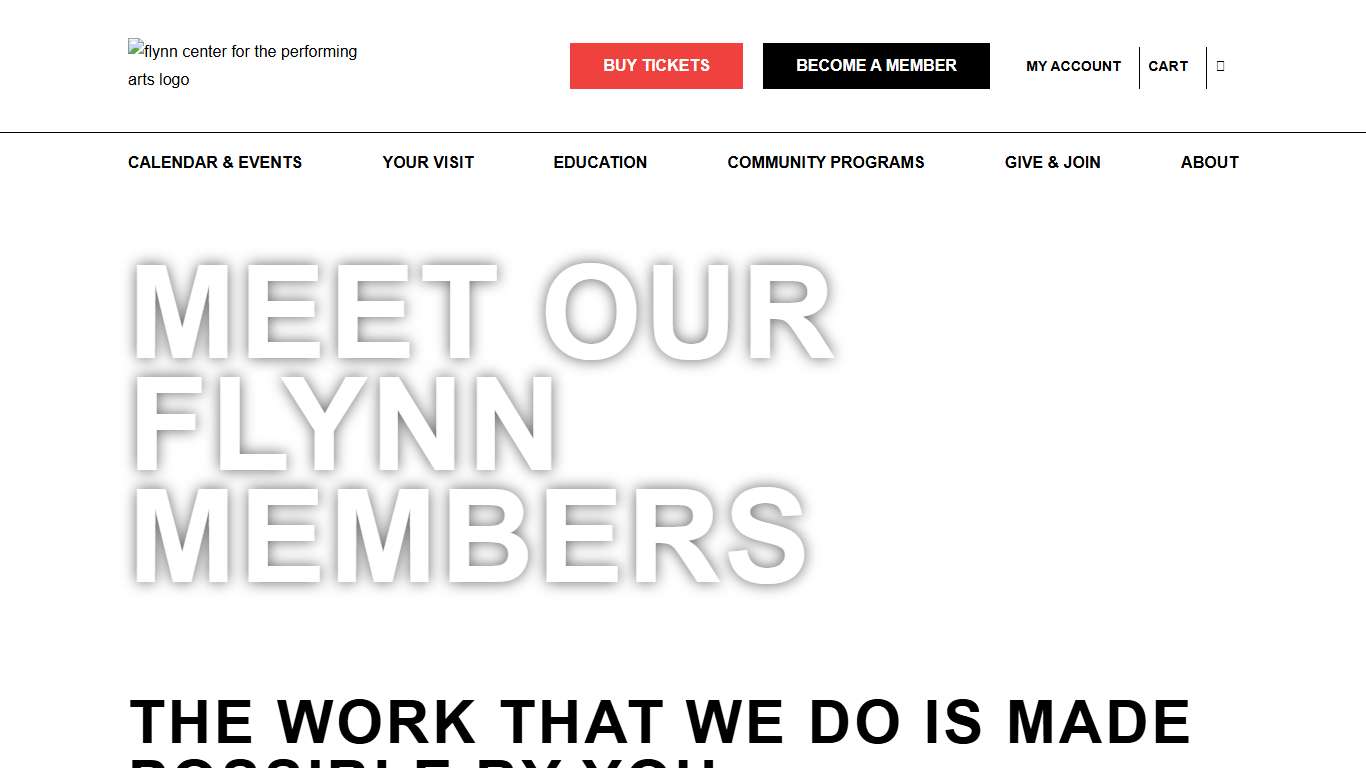 Flynn Center - Meet Our Members